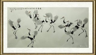 徐震时_《鹤舞增瑞气 神州呈祥和》